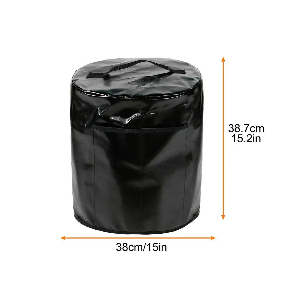 

Dust Cover For Pressure Cooker Waterproof Leather Round 8 Quart Cloth Kitchen Pot Cover With Pockets