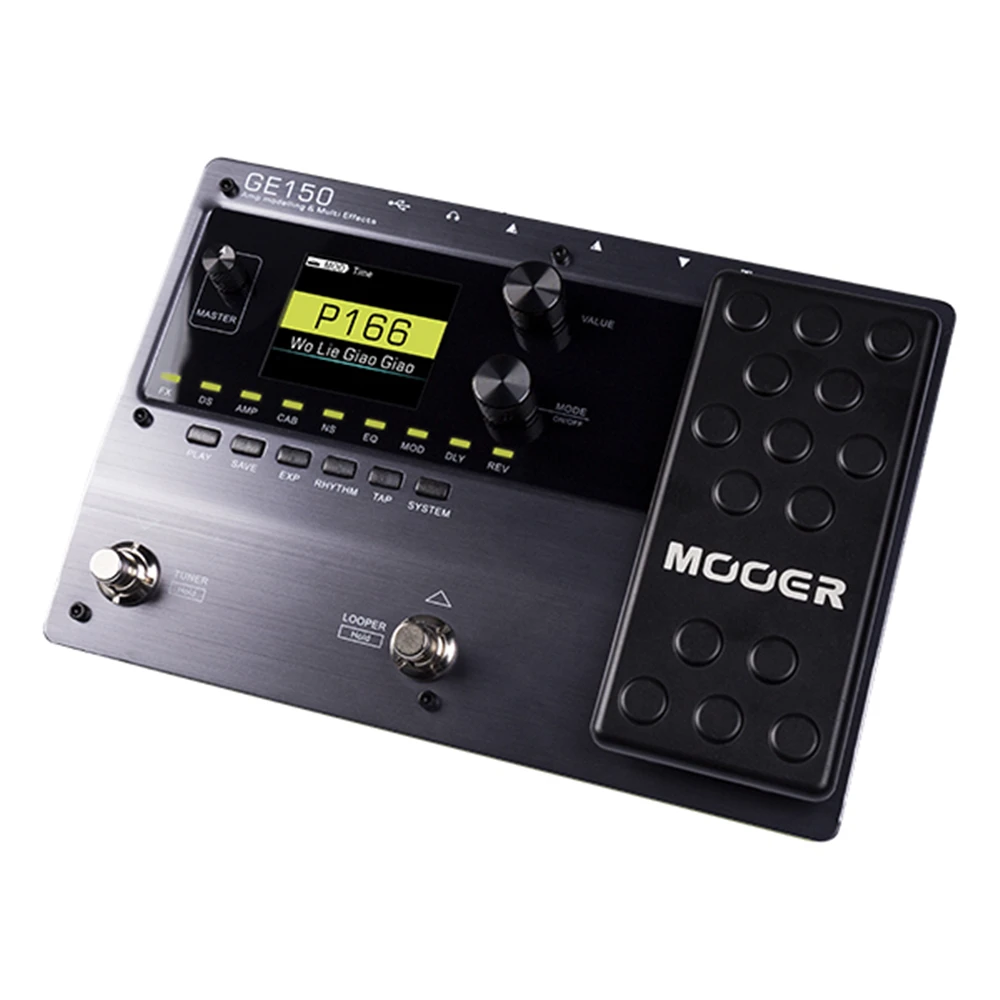 MOOER GE150 AMP Педальный процессор для моделирования гитары с несколькими эффектами 55