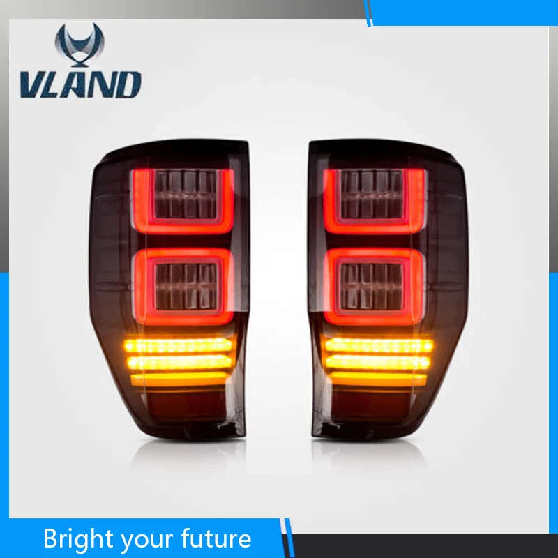 Автомобильный задний фонарь для Ford Ranger T6 задние фонари 2012 2013 2014 2015 2016 2017 2018 лампы с