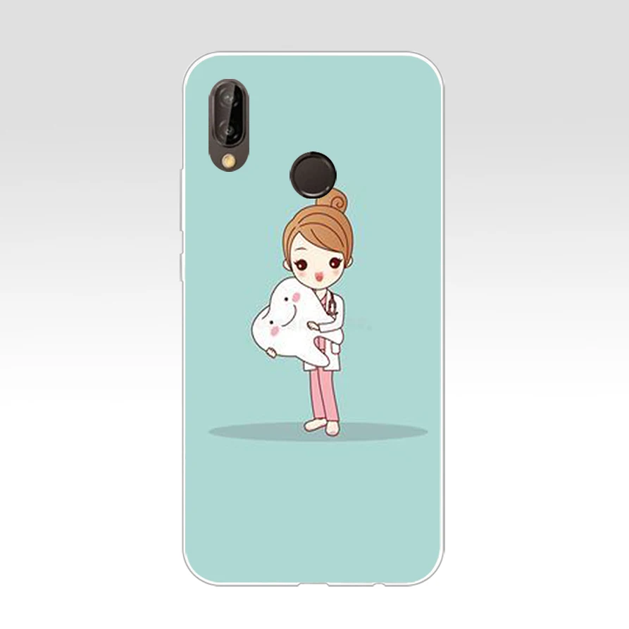 Мягкий силиконовый чехол из ТПУ с зубным зубом 110FG для huawei Mate P20 P30 Llte Pro Y6 Y7 2019 |
