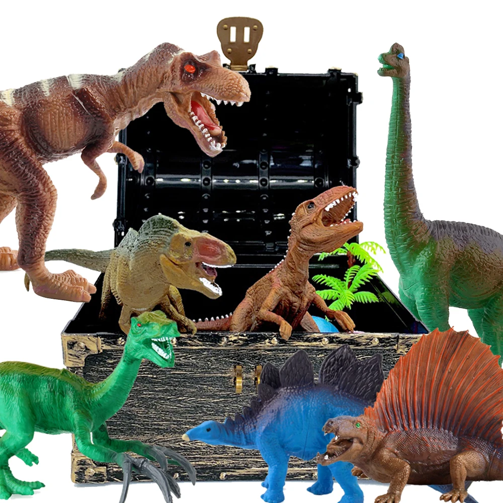 Simulation Jurassic Park Model Toys Velociraptor Tyrannosaurus Dragon Dinosaur Collection Animal Kids Gift | Игрушки и хобби