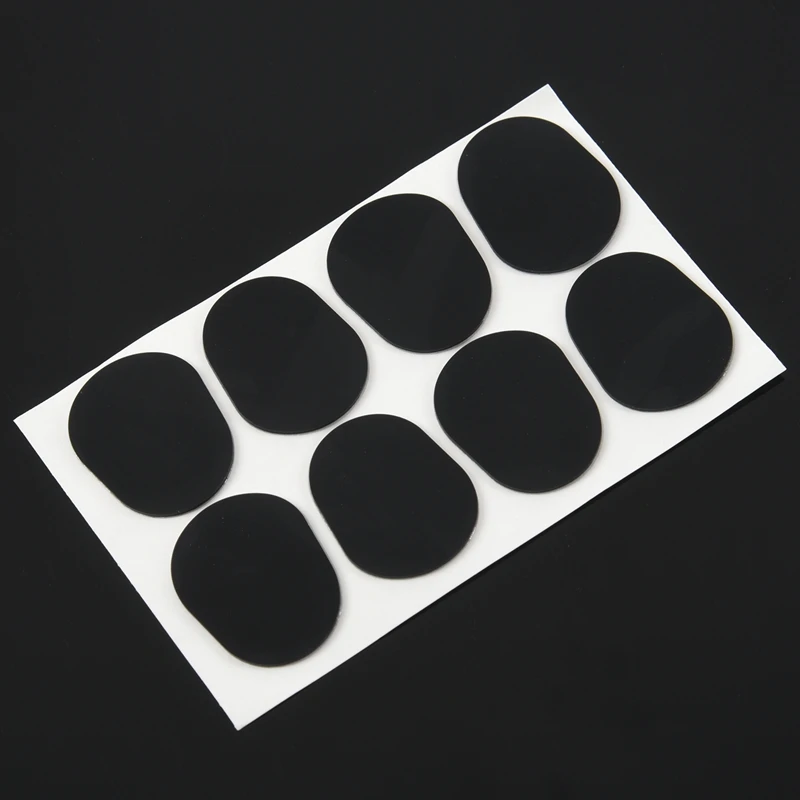 8 шт альт/тенор-саксофон накладки для мундштука колодки подушки черный --- 0 мм |