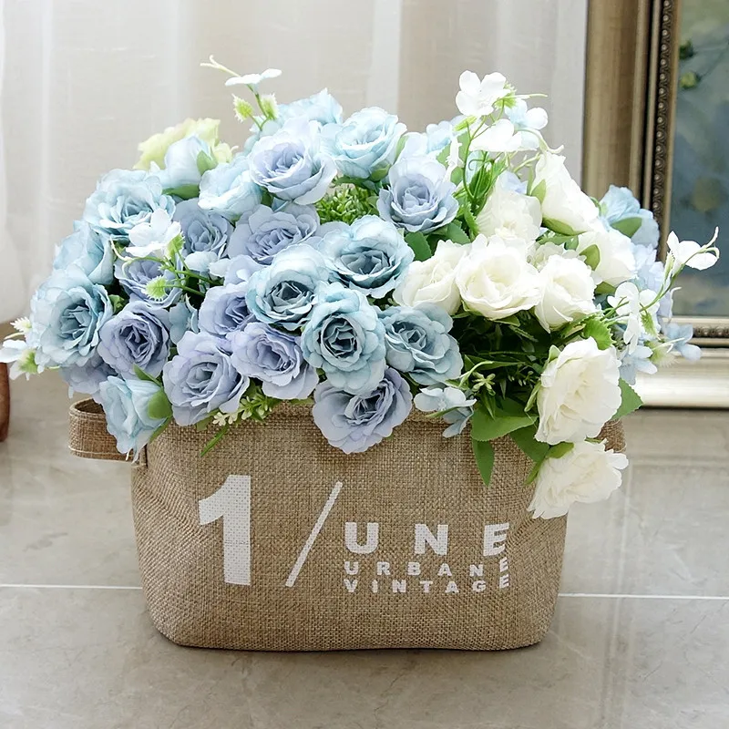 Пион с 5 стержнями Маленькие розы цветы искусственный цветок декоративный