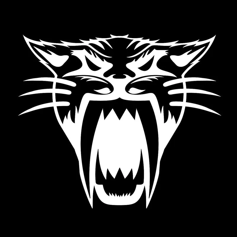 

15cmx13cm Tiger roar Car-Sticker Automobiles Motorcycles Window Bumper Laptop Vinyl Decal PVC Decorative Goods