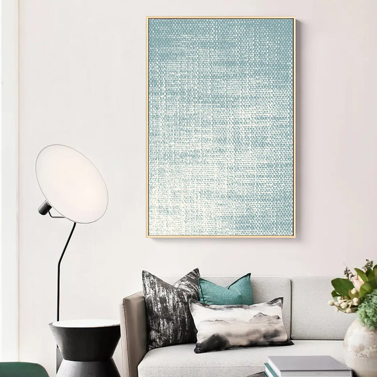 Ретро-постер с текстурой древесины конопли эффектом трещин и затенения Картина