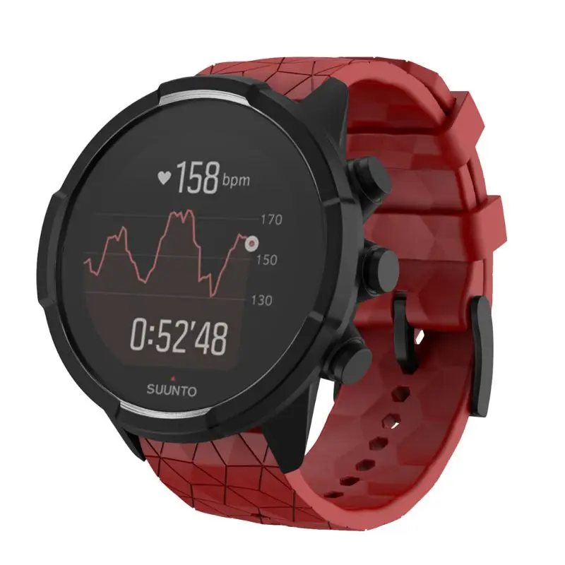 Силиконовый ремешок для часов Suunto 9 Baro/9|Ремешки часов| |