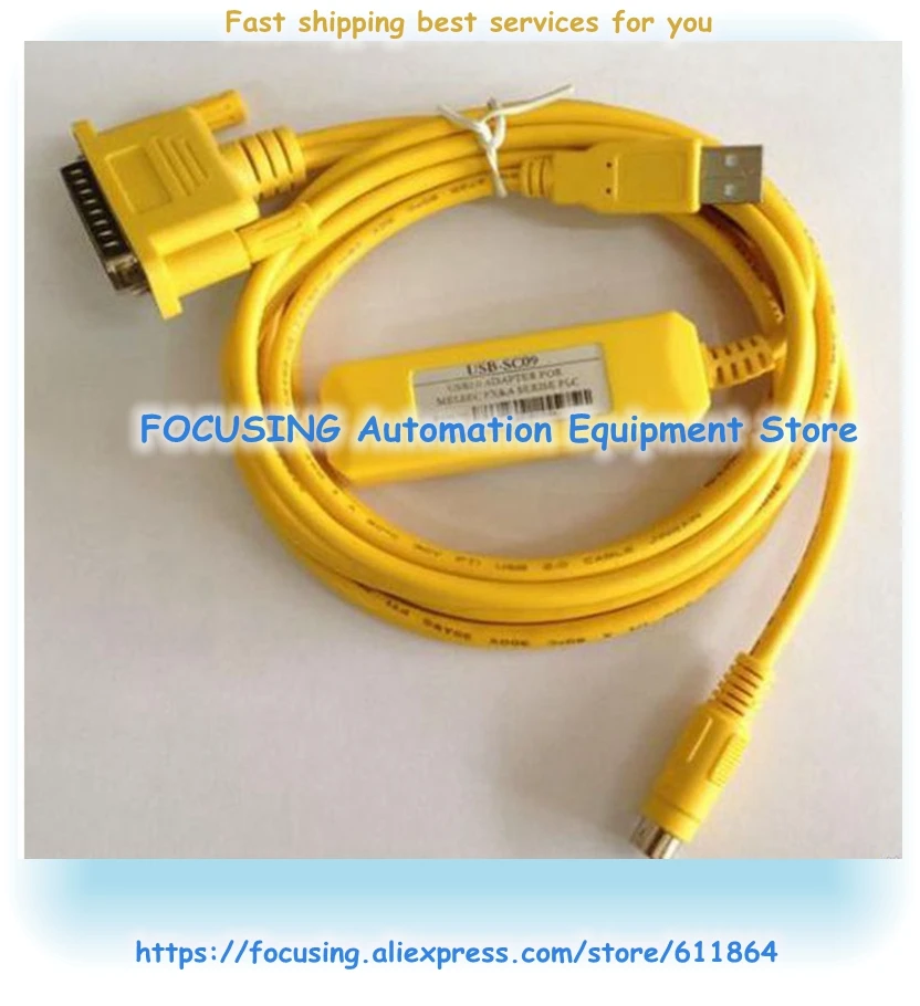 USB SC09 кабель ПЛК Программируемый Новинка для FX1S/1N/2N/A/FX2 программируемый RS422|usb to|usb to