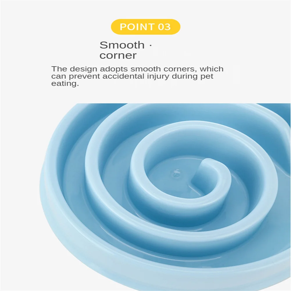 Миска для медленного кормления и профилактики задыхания у собак в ярких цветах с антиползучим покрытием.