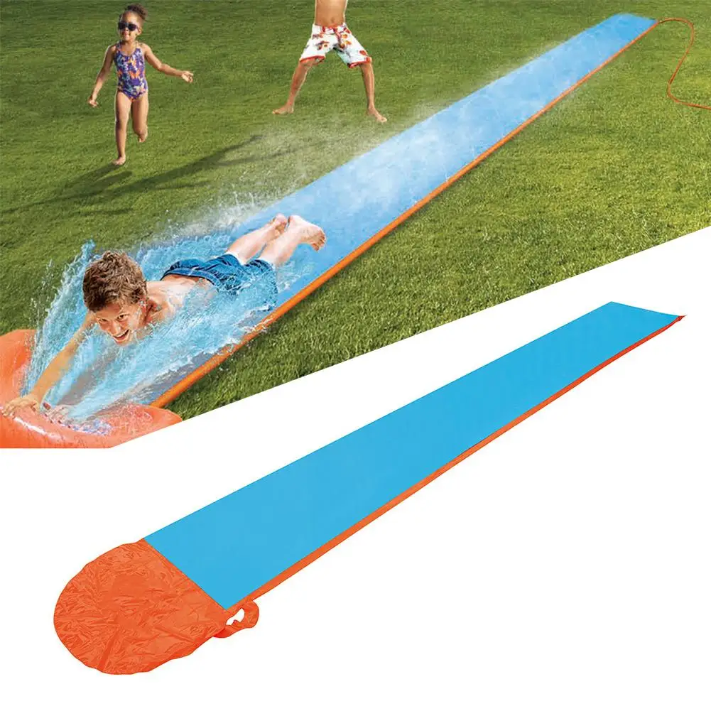 

Children's Inflatable Single Waterslide Large Thick Surfing Watersports Toy For Family Activities Outdoor Bath Swimming Pool