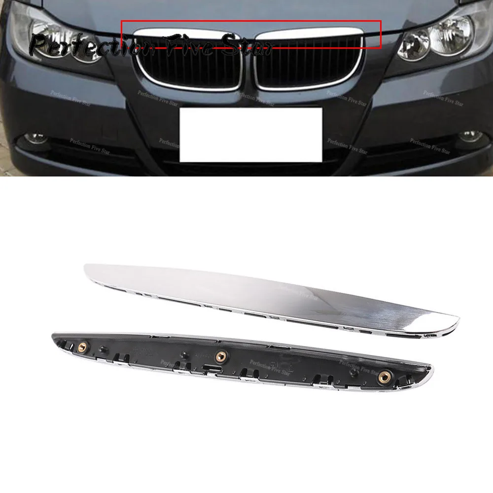 Передняя хромированная крышка для BMW E90 E91 3 Series 2006 2007 2008 325i 330i 328i 51137117242