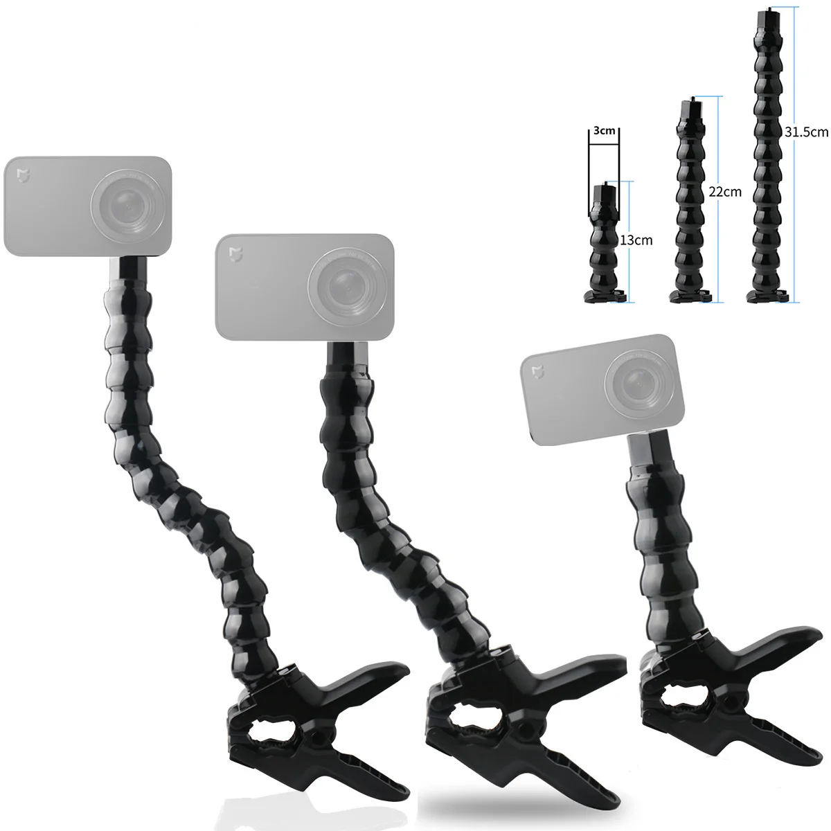Монопод осьминог Гибкий с креплением монопод винтом 1/4 дюйма для камер Gopro Hero SJcam