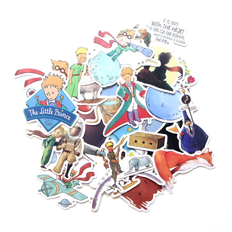 

23 шт./упак. с рисованным аниме «Маленький принц», одежда в стиле «граффити» Стикеры Размер s для детей DIY Чемодан ноутбук скейтборд наклейка с...