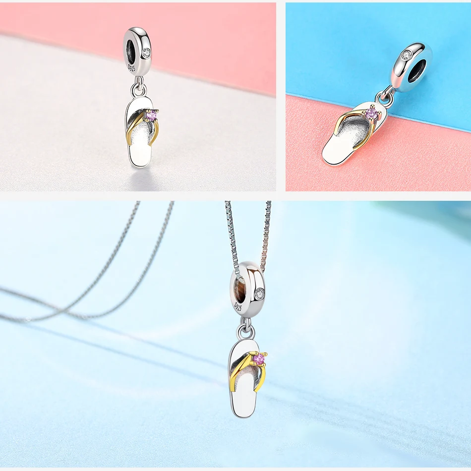 Оригинальное 925 пробы Серебряный Шарм бусины Семья дом Эйфелева башня Камера