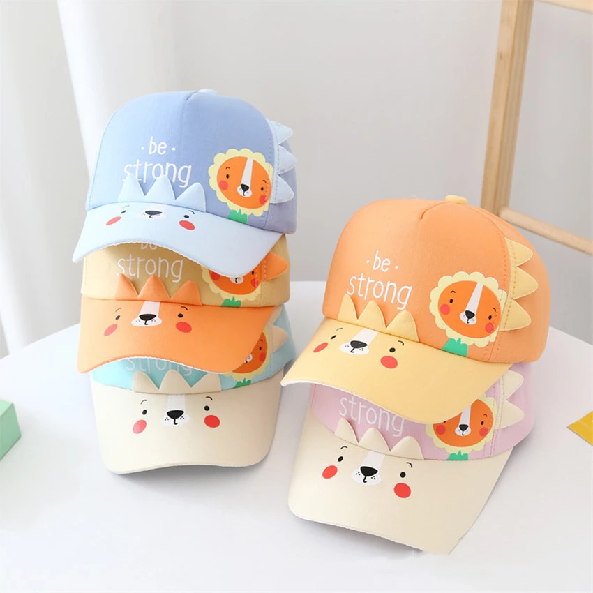 

Бейсболка для мальчиков и девочек, летняя, с мультяшными животными