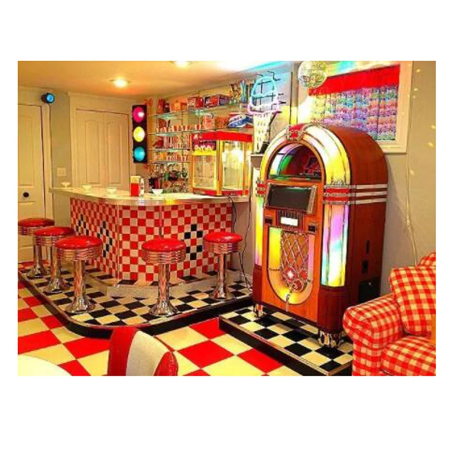 Div 5D 50s столовая Бар полностью Алмазная краска наборы для вышивки крестиком