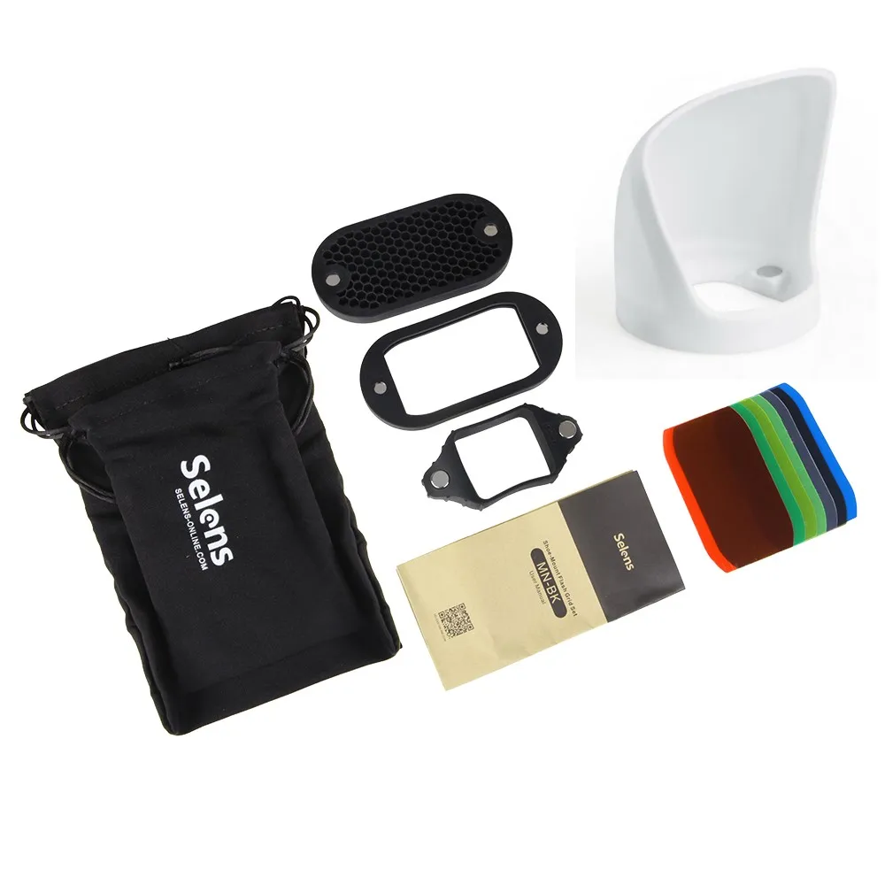 Selens Магнитный силиконовый светорассеиватель резиновая сферическая модульная