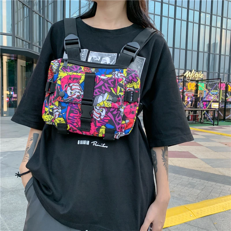 Холщовые тактические нагрудные сумки для мужчин уличная одежда повседневная