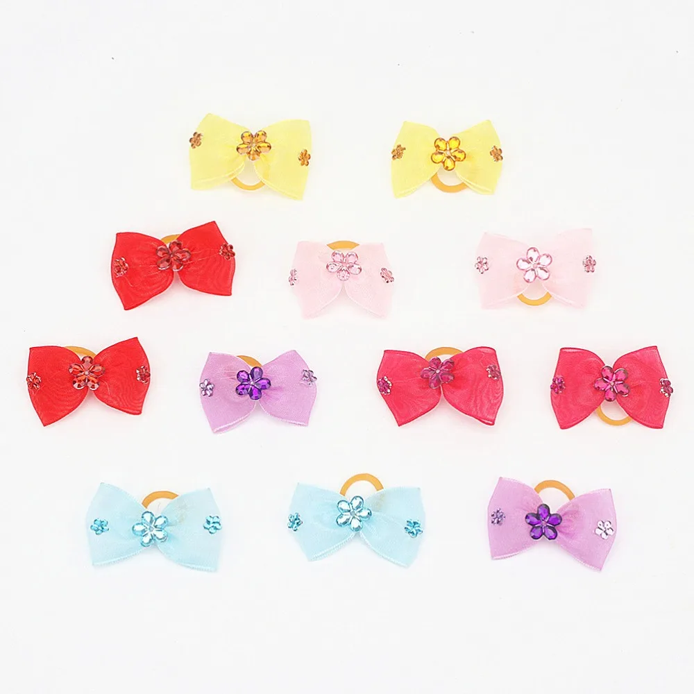 

Pet Accessories Supplies Dog Hair Clips Pets Product Grooming Hair Bows Gumki Dla Psa Honden Strikjes Pet Grooming