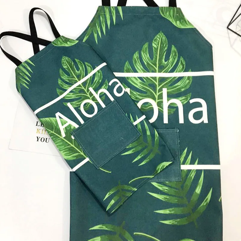 Кухонный Фартук водонепроницаемый из хлопка с мультяшным рисунком для детей и