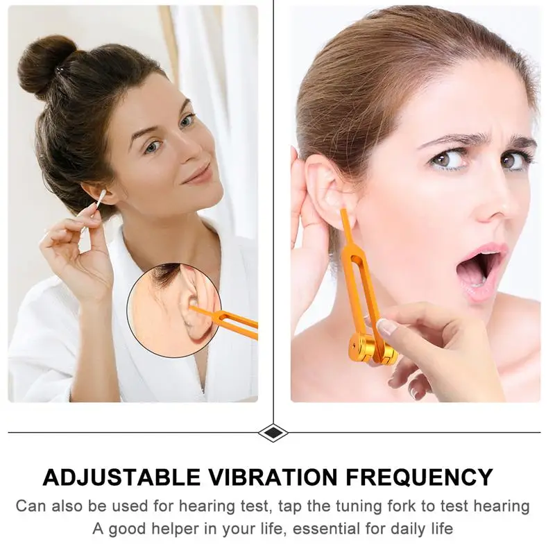 

1pc Ear Tuning Fork Massaging Mental Health Ear Fork for Ears Cleaning Massage Therapy