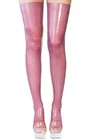 2018 новые стильные латексные резиновые женские розовые чулки милые длинные носки 0,45 мм