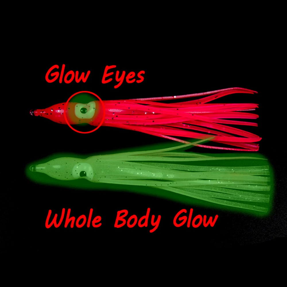 2 сумки = 16 шт. 5 см мягкий кальмар юбка рыболовные снасти Морская мягкие приманки