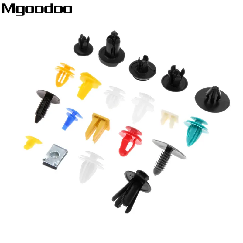 200 шт. 20 видов универсальные разные крепежные элементы для отделки двери|Клипсы и