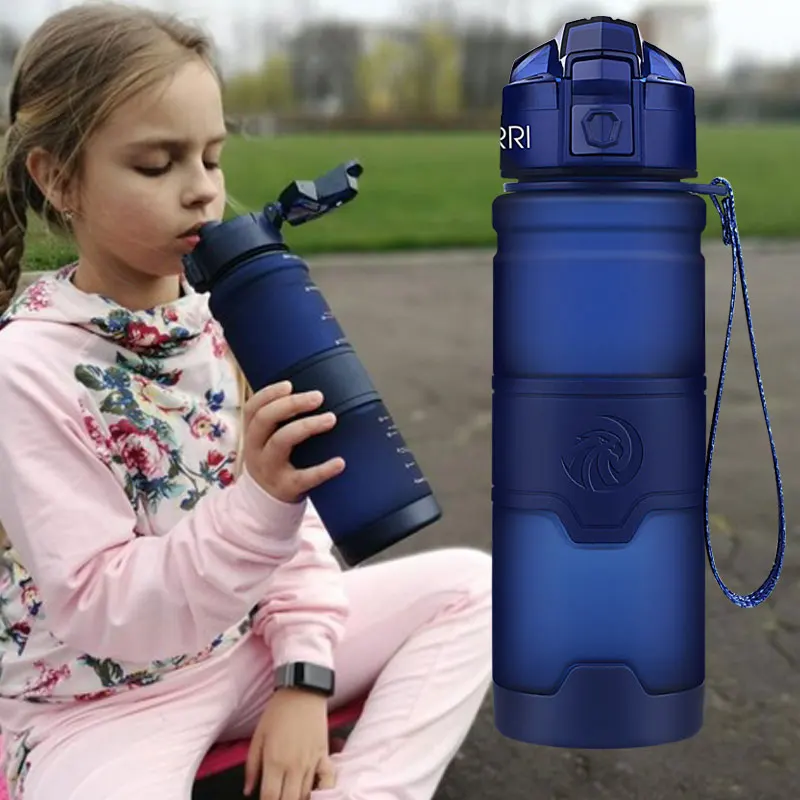 Герметичные пластиковые бутылки для путешествий 500 мл без БФА спортивные воды