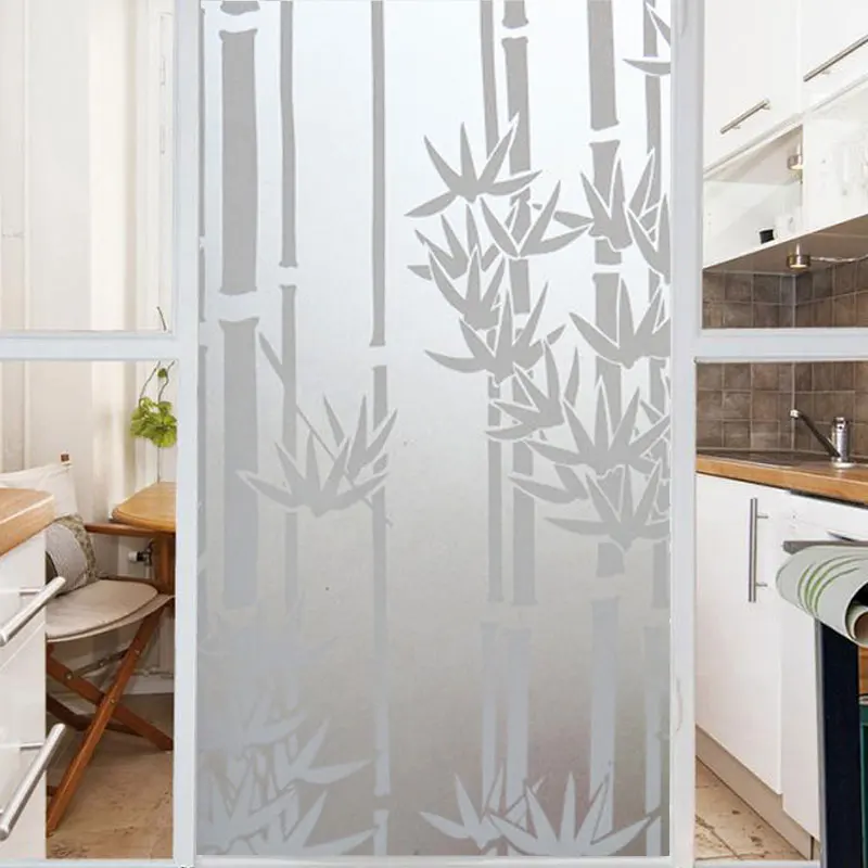 Матовый белый матовый оконная пленка для Ванная комната самоклеющиеся