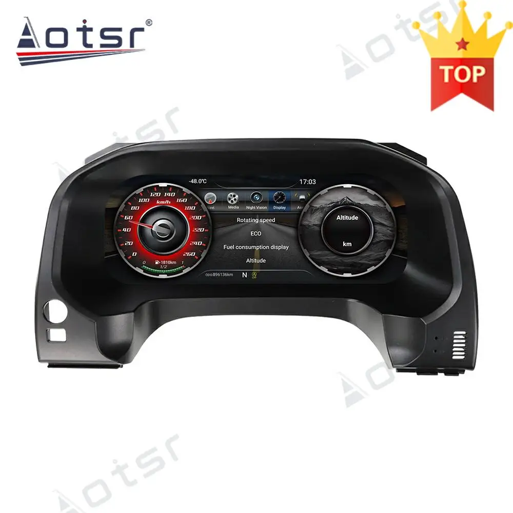 Автомобильный кластер с ЖК дисплеем HD Мультимедийная панель для модификации TOYOTA