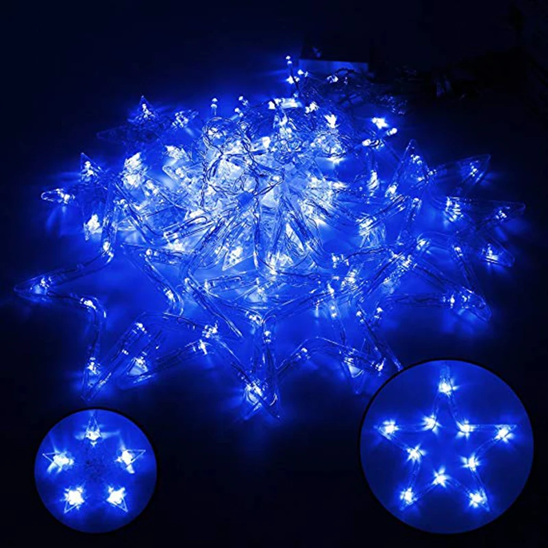 2,5 м, 138LED, 220 В, EU/110 В, США, рождественские гирлянды, гирлянда, светильник s, сказочный светильник для занавесок, для улицы, для вечерние, свадебные, праздничные, Декор