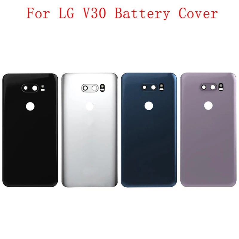 

Battery Cover Rear Door Housing Back Case For LG V30 Battery Cover Camera Frame Lens with Logo