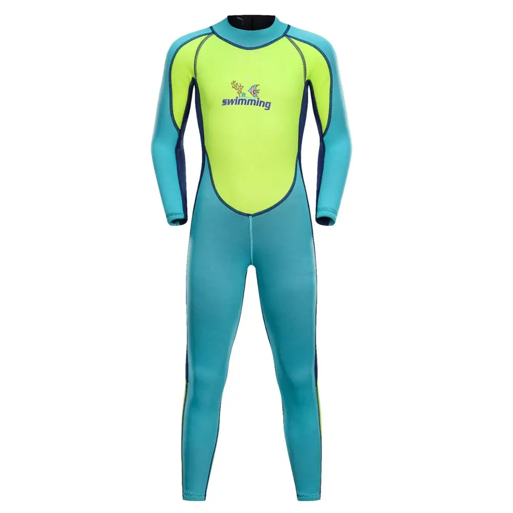 

SBART Kids 2mm SCR Neoprene Swimsuit Baby Wetsuits Snorkeling Surfing Children's Swimwear Long sleeve High Elastic Diving Suits