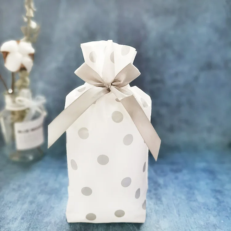 Christmas bag-7 50 шт/100 шт Рождественский подарок мешок украшение праздника мешок конфеты печенье закуски мешок для упаковки еды Шнурок Пакет карман - Цвет: Christmas bag-7