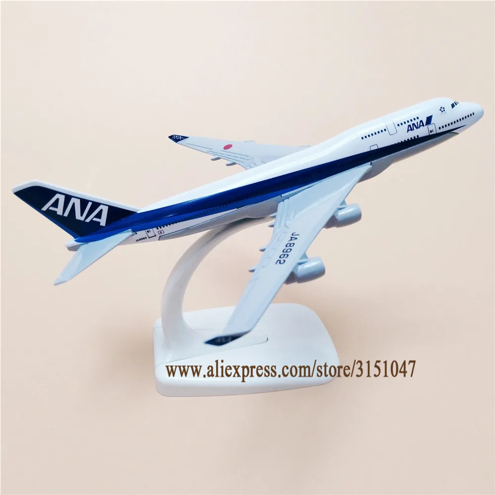 16 см Air Japan ANA Airlines Boeing 747 B747 Airways модель самолета сплав летательного аппарата