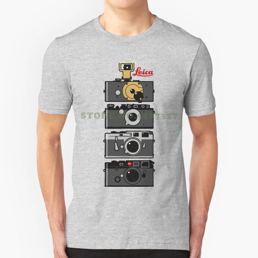 

Leica Camera Evolution Cool Design Trendy T-Shirt Tee Leica Camera Rangefinder Range Finder Leitz M1 M2 M3 M4 M5 M6 Ur Leica 1