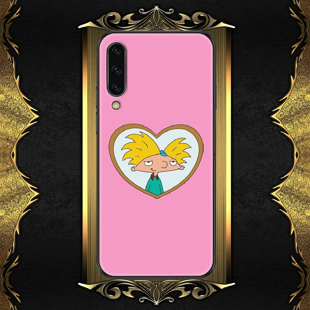 

Helga Arnolds Pataki Cartoon Phone case For Samsung Galaxy A 3 5 7 8 10 20 21 30 40 50 51 70 71 E S 2016 2018 4G black 3D bumper