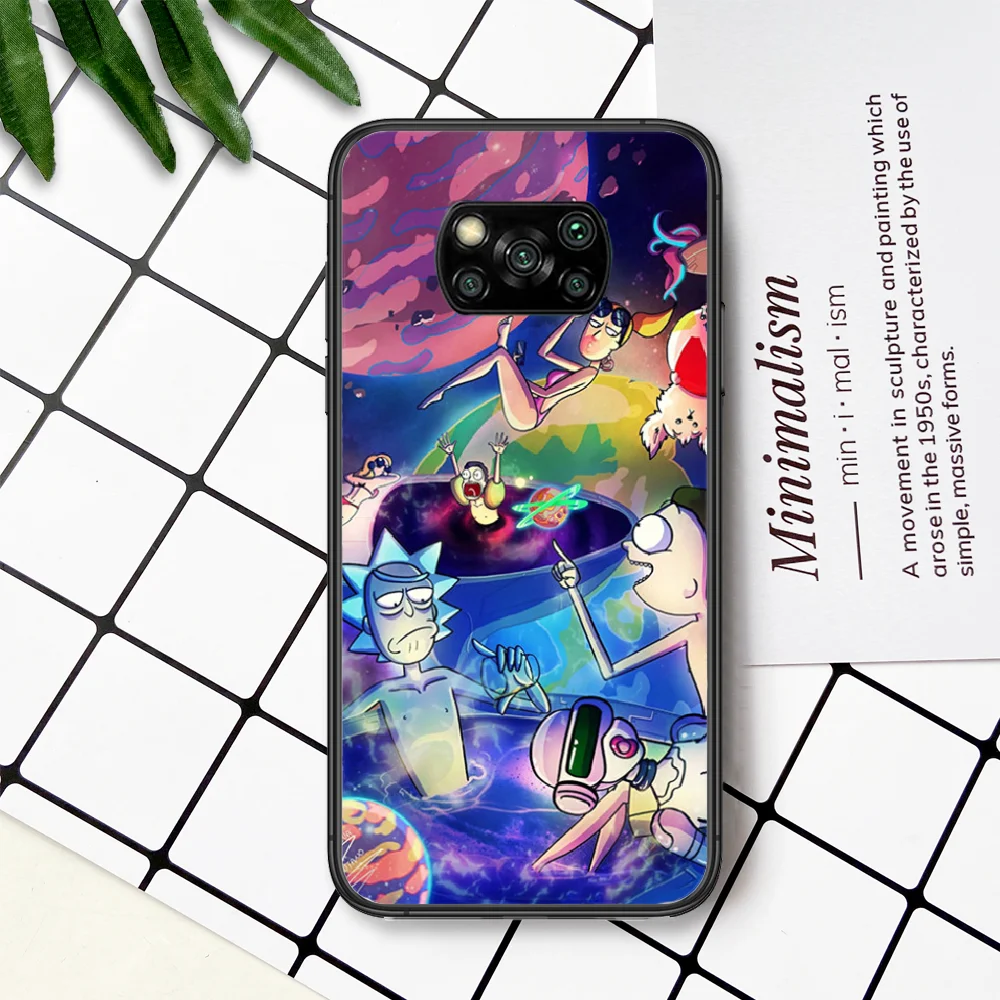 

Cartoon Cute Ricks and Mortys Phone Case For Xiaomi Mi Note 10 A3 9 MAX 3 A2 8 9 Lite Pro Ultra black Hoesjes Luxury Shell