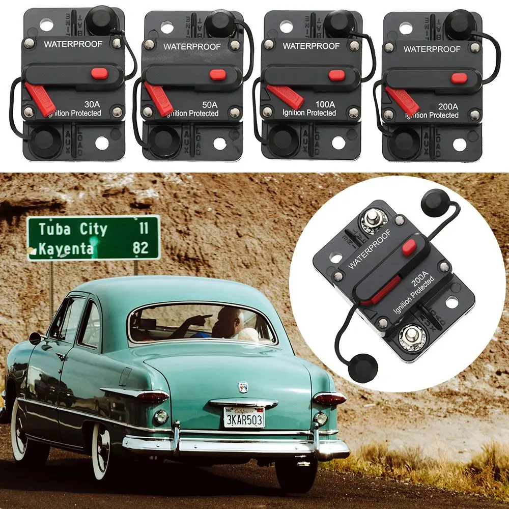 1 шт. 12-48 В водонепроницаемый автоматический выключатель поверхностного монтажа