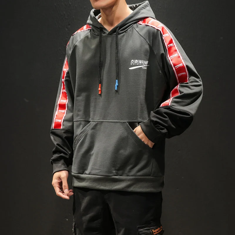 FUGOISM 2019 модные толстовки мужская повседневная с буквенным принтом Военная