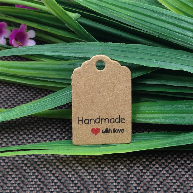 Бесплатная доставка 300 шт. крафт-картон милая цена бирки свадебный подарок