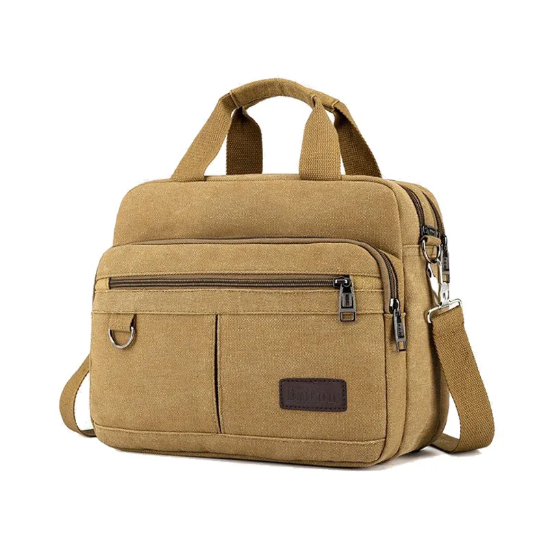 

Men's Handbag Casual Shoulder Briefcase Messenger Multifunctional Canvas Tool Bag