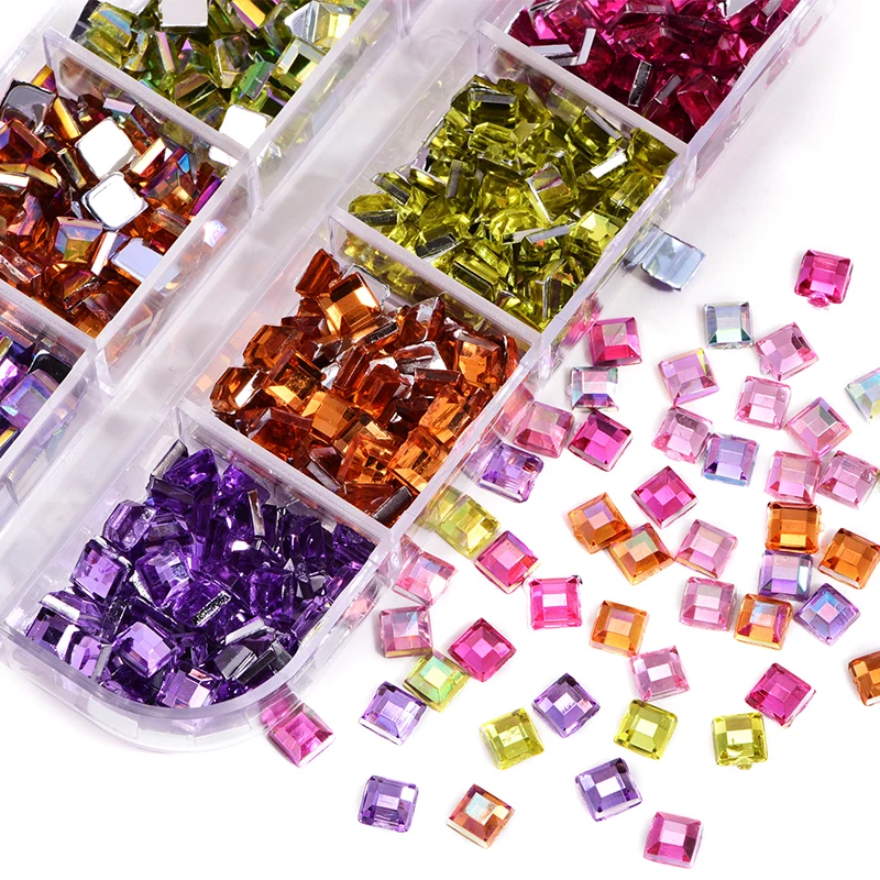 Кристаллическое Украшение конский глаз AB набор Стразы без горячей фиксации 1200