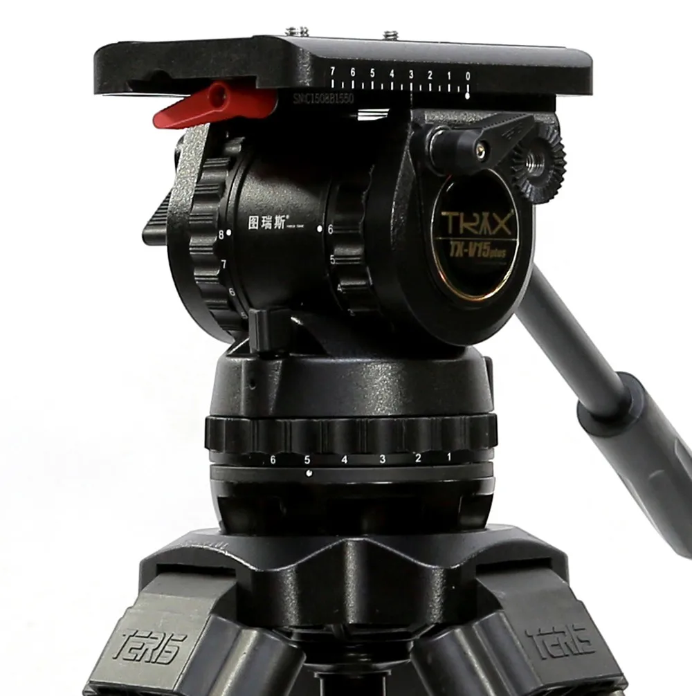 

TRIX TS150 Professional Video Camcorder Tripod Head Fluid Head Load 15KG for Camcorder Film camera