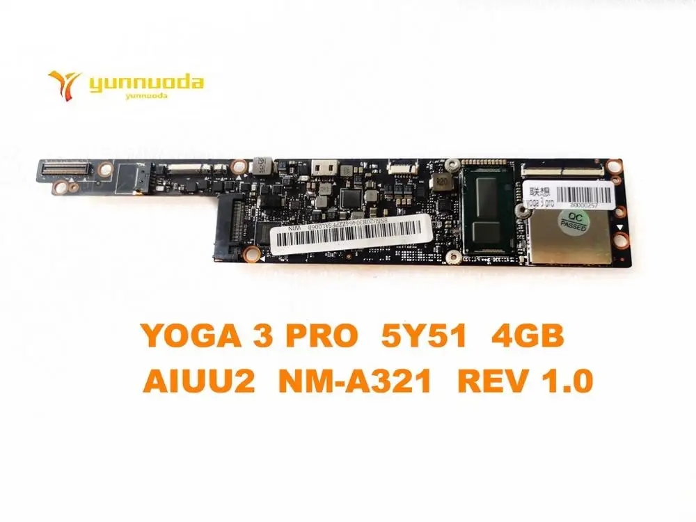Оригинальная материнская плата для ноутбука Lenovo YOGA 3 PRO 5Y51 4 Гб цвет NM-A321 рев 1 0