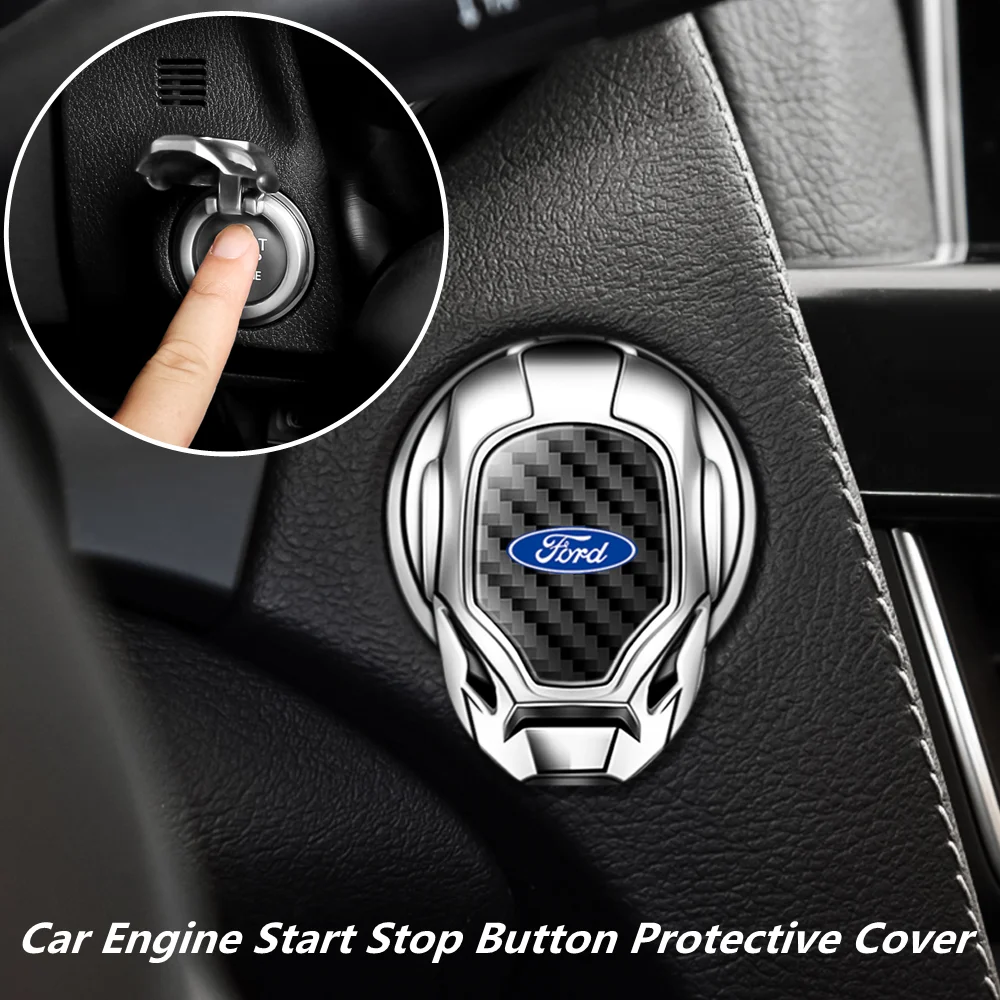 

Car Ignition Switch Protective Cover Car One-Key Start Sticker for Universal Cars Ford Focus 2 3 4 Mk2 Mk3 Mk4 Mk5 Mk7