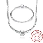 Женский комплект из ожерелья и браслета ручной работы, вечерние серебра 925 пробы