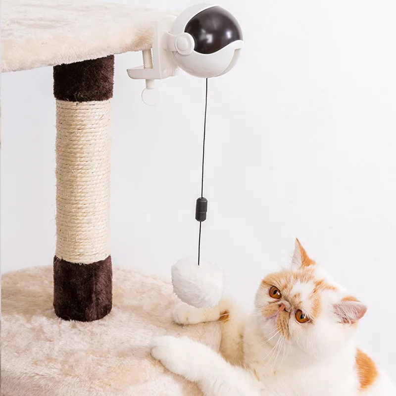 

Toys for Cats Electric Automatic Lifting Motion Cat Toy Interactive Puzzle Smart Pet Cat Teaser Ball Pet Supply Lifting Cat Toys