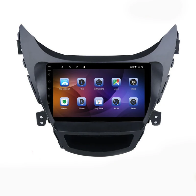 Автомагнитола 9 &quot 4 Гб ОЗУ 8 ядер 1 87 ГГц Android DVD GPS навигация для Hyundai Elantra MD Avante I35 2012