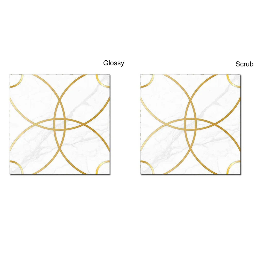 10 шт. металлическая текстура золотые геометрические узоры плитки наклейки для